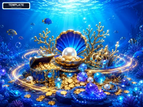 Treasure Boat Fishing battle view featuring the boss fish